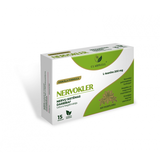 NERVOKLER N15 (15 kapsulas) 8.5g, CLARIWELL